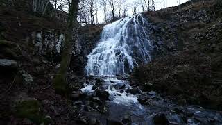 La cascade des Essarts à Chastreix PuydeDôme  Auvergne 17 février 2024 [upl. by Abehshtab605]