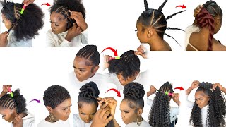 5 Quick And Easy Hairstyle Beginner Friendly [upl. by Dottie]