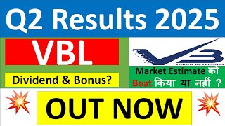 VBL Q2 results 2025  Varun Beverages results today  VBL Share News  VBL Share latest news today [upl. by Artnoed]