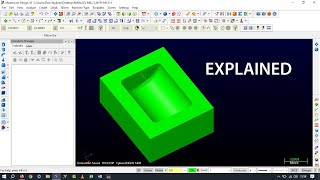 Mastercam X5  Basic Milling Example  Paralel milling Cavity EXPLAINED [upl. by Nerred779]