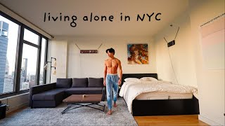 My 5000month studio apartment tour in NYC prosconsadvice [upl. by Morocco664]