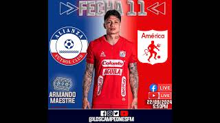 🎙️⚽Alianza FC Vs América de Cali 🇵🇪🔊 [upl. by Loggia]