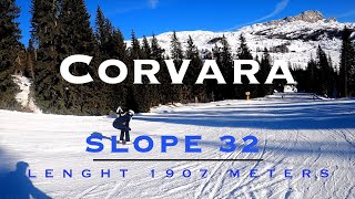 Corvara  Alta Badia  Slope 32 Vizza for beginners [upl. by Patman]