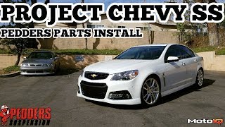 MOTOIQ CHEVY SS PEDDERS PARTS INSTALL [upl. by Nessa769]