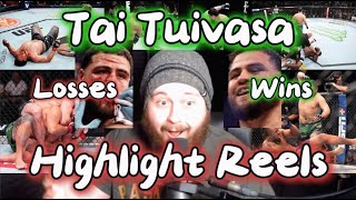 MMA GURU Reacts To Tai Tuivasa Getting HIGHLIGHT REEL FINISHES And Getting HIGHLIGHT REEL FINISHED [upl. by Gault]