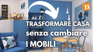 Trasformare casa grazie al COLORE senza cambiare i mobili [upl. by Nahtanoy48]