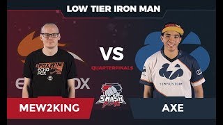 Mew2King vs Axe  Low Tier Iron Man Quarterfinals  Smash Summit 5 [upl. by Ramilahs4]