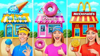 Eén Gekleurd Huis Uitdaging  McDonald’s vs Ijsje vs Donuts Multi DO Smile [upl. by Malet]