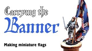 Carrying the banner making miniature flags [upl. by Alena]