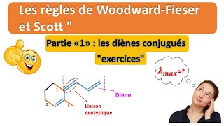 spectroscopie uvvisible 8  les règles de WoodwardFieser et Scott des diènes conjugués exercices [upl. by Roland]