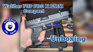 Walther PDP PRO X PMM Compact Unboxing the New Parker Mountain Machine comped pdp pro [upl. by Ecnarf57]