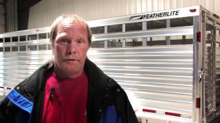 Duane Bauck thinks Featherlite Stock Trailers are pretty great [upl. by Aland315]