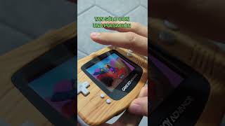 Game Boy Advance IPS de madera gb gba gameboy ips gbamod retropixelados [upl. by Aremat]