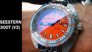 SEESTERN Doxa SUB300T Homage Watch Review V3 [upl. by Paolina]