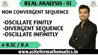 Non convergent sequence  Divergent sequence  oscillating sequence [upl. by Ssor]