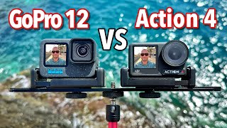 GoPro HERO 12 VS DJI Osmo Action 4 Camera Comparison  Which One is Better [upl. by Htebarual]