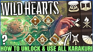 All Basic amp Fusion Karakuri Explained amp Unlock Guide  Tips Tricks amp Best Upgrades  Wild Hearts [upl. by Eelnodnarb]