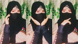 Simple hijab tutorial with saree afruzaakter922 hijabtutorial saree hijab 🥰❤️ [upl. by Joris232]