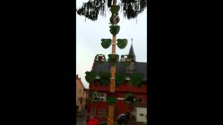 Maibaum Ochsenfurt 2013 HD [upl. by Leorsiy1]