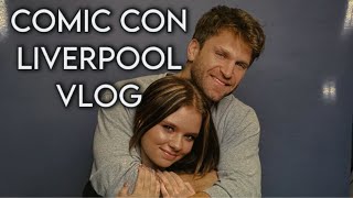 COMIC CON LIVERPOOL VLOG meeting Keegan Allen Felicia Day and Alaina Huffman [upl. by Llain]