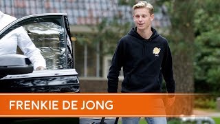 Frenkie de Jong voor de eerste keer bij het Nederlands elftal [upl. by Oyek]