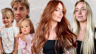 I dyed my hair RED My husband and kids reactions [upl. by Sivi529]