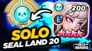 Idle Heroes  9 Star ELOISE Beats Seal Land 20 EASY [upl. by Nalor]