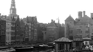 1920 De Straten en Pleinen van Oud Amsterdam met Rembrandtplein Haarlemmerpleinoude filmbeelden [upl. by Burleigh625]