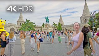 🇭🇺 Budapest Hungary  Walking Tour  Aug 2024  4K HDR 60FPS [upl. by Eydnarb]