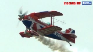 RICH GOODWINS MUSCLE BIPLANE Biggin Hill 2016 [upl. by Marrin]