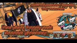 One Piece Bounty Rush Giveaway  Account Giveaway onepiece onepicebountyrush giveaway [upl. by Ainna]