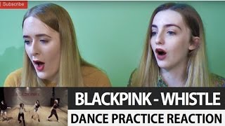 BLACKPINK  Whistle Dance Practice Reaction  Hallyu Doing [upl. by Duwad]