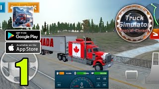 Truck Simulator Magical Canada Gameplay Android iOS [upl. by Odlo]