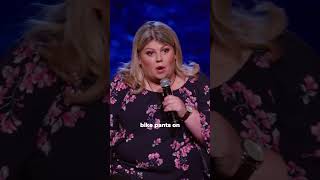 Bike Pants  Urzila Carlson standupcomedy comedy olympics urzilacarlson shortscomedy funny [upl. by Naahsar]