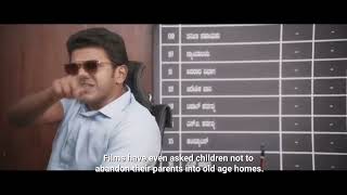 Yuvarathna movie best scene Power star Puneeth rajkumar [upl. by Pope]