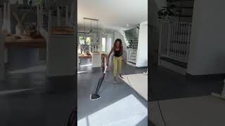 How to steam mop  Clean floors  Clean with me  ASMR  No talking  Vileda Steam Mop [upl. by Aggi62]