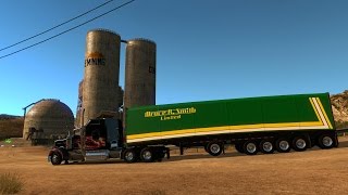 Kenworth W900  55 Toneladas de carga  Trailer 6 ejes [upl. by Nnylear]