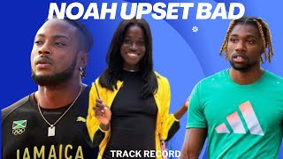 Noah Lyles Shocked Reaction to Kishane Hugging His Girlfriend Today 😲🫂 [upl. by Wack]