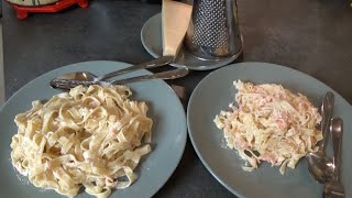 Koken met Annie Pasta met gerookte zalm en kruidenkaas [upl. by Wilinski]