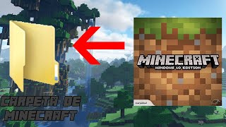 COMO ENCONTRAR LA CARPETA DE MINECRAFT WINDOWS 10  2020  MINECRAFT [upl. by Adnalram]