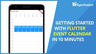 Getting Started with Flutter Event Calendar in 10 Minutes [upl. by Aikaj]