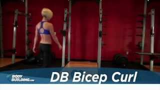 Dumbbell Bicep Curl  Bicep Exercise  Bodybuildingcom [upl. by Menedez334]