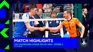 Highlights  VfB FRIEDRICHSHAFEN vs JASTRZEBSKI Wegiel  CEV Champions League Volley 2023 [upl. by Alleul]