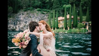 A Colorful Cascade Inspiration Wedding at Villa Cassinella Lake Como [upl. by Suiratnod306]