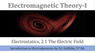 21 The Electric Field Electromagnetic Theory1 Griffiths Electrodynamics [upl. by Aticnemrac]