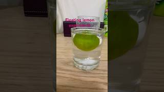 Water Density Experiments with lemon for kidsChildhood Easy Experiment [upl. by Chery]