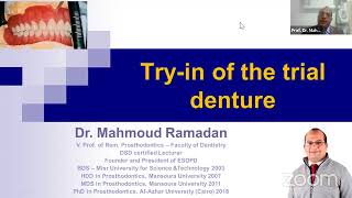 Complete denture tryin Part 1 Extraoral examination [upl. by Selemas]