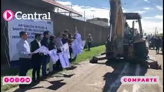 Arranca obra de drenaje sanitario en calle Tlahuilila y calle Sexta Cerrada Maximino Ávila Camacho [upl. by Resa]