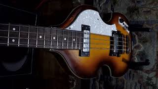 Hofner Ignition Series Vintage Violin Bass  The Beatles Bass Demo [upl. by Maybelle794]