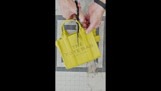 MARC JACOBS The Leather Micro Tote Bag Review amp Deconstruction [upl. by Ricard]